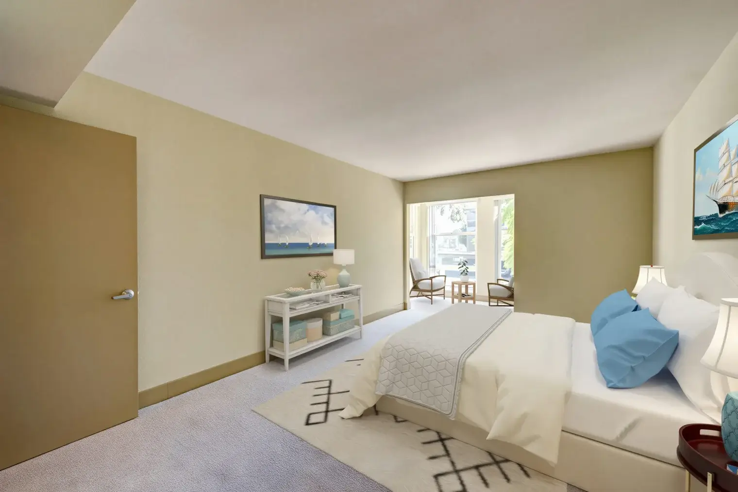 harborside-marina-bay-bedroom-balcony